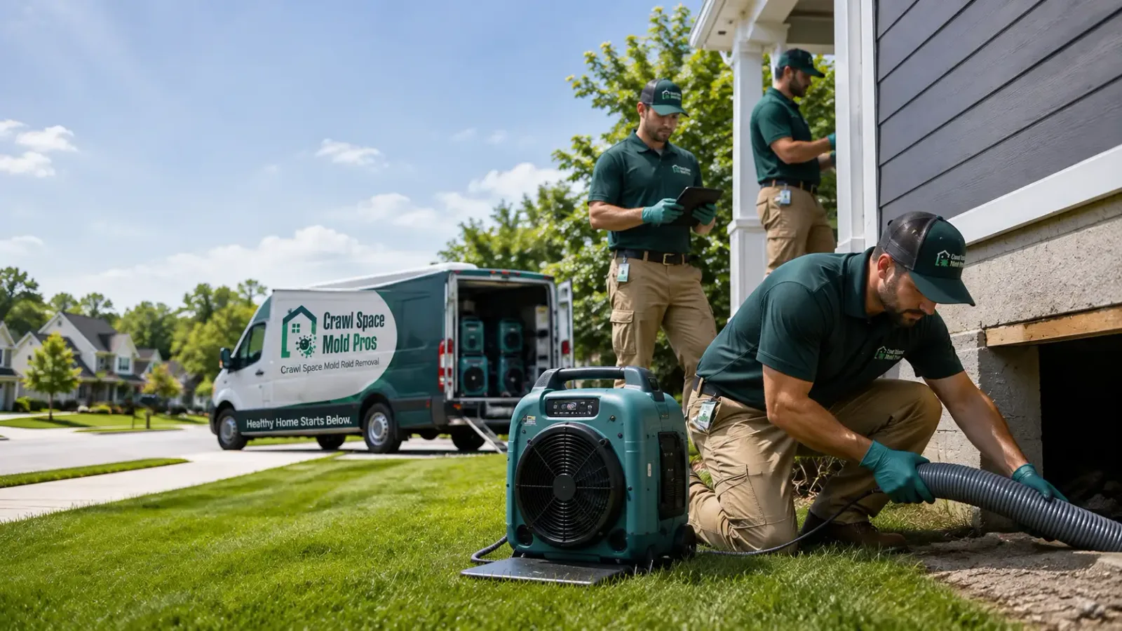 Crawl Space Mold Removal in Trilla, IL